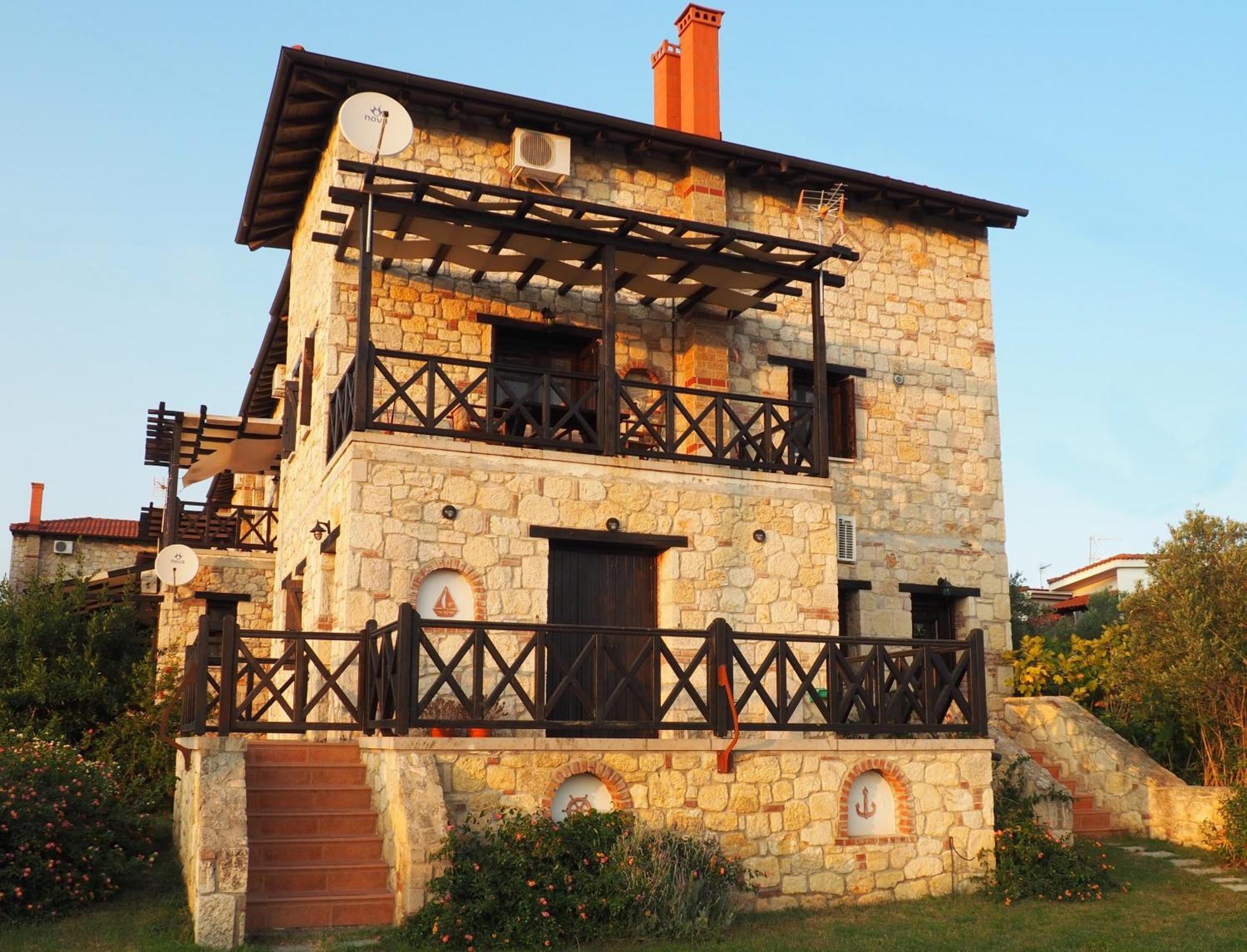 Halkidiki Luxurious Stonehouses Psakoudia Exterior foto